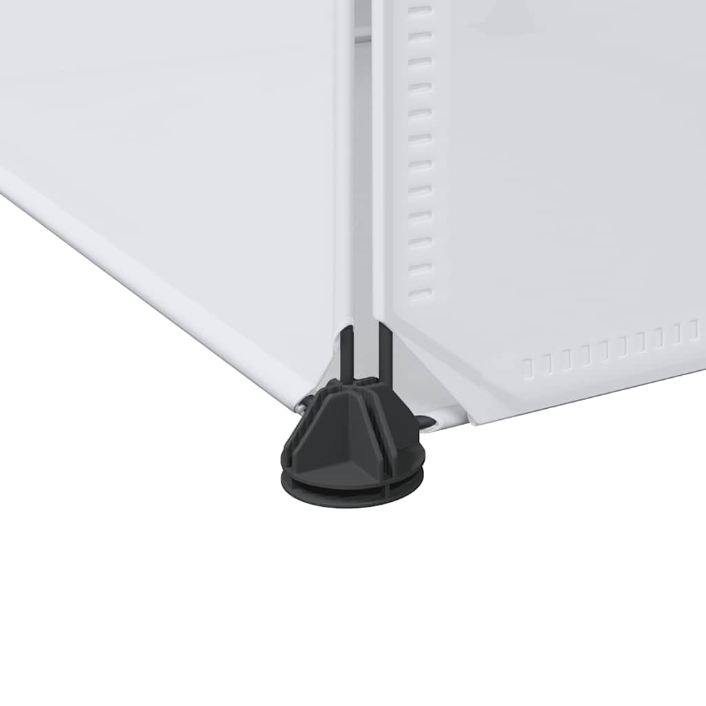 Dulap modular cu 9 compartimente, 109x36,5x143 cm, alb