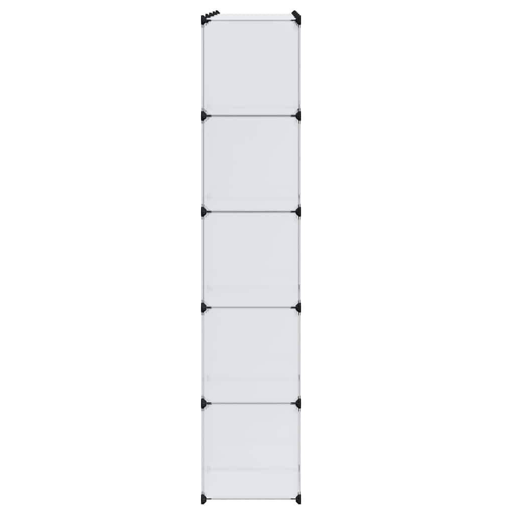 Dulap modular cu 14 compartimente alb 37 x 146 x 180,5 cm
