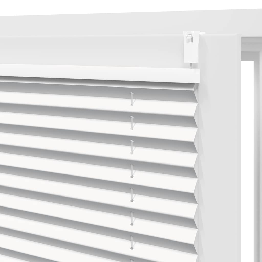 Jaluzea plisse, alb, 100x200 cm, pliuri