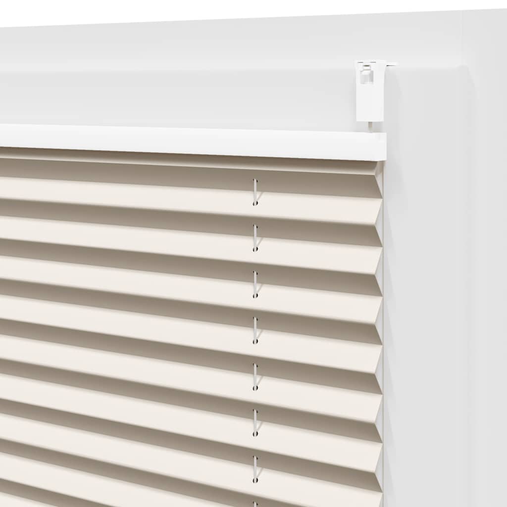 Jaluzea plisată, crem, 110x125 cm