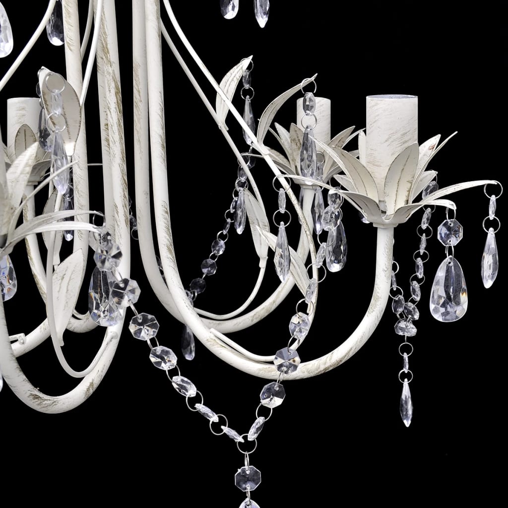 Lampă de plafon suspendată, candelabru cristal, elegant, 5 becuri