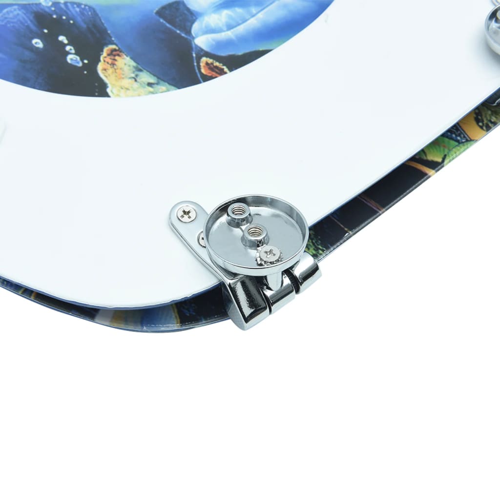 Capac WC, MDF, model delfini