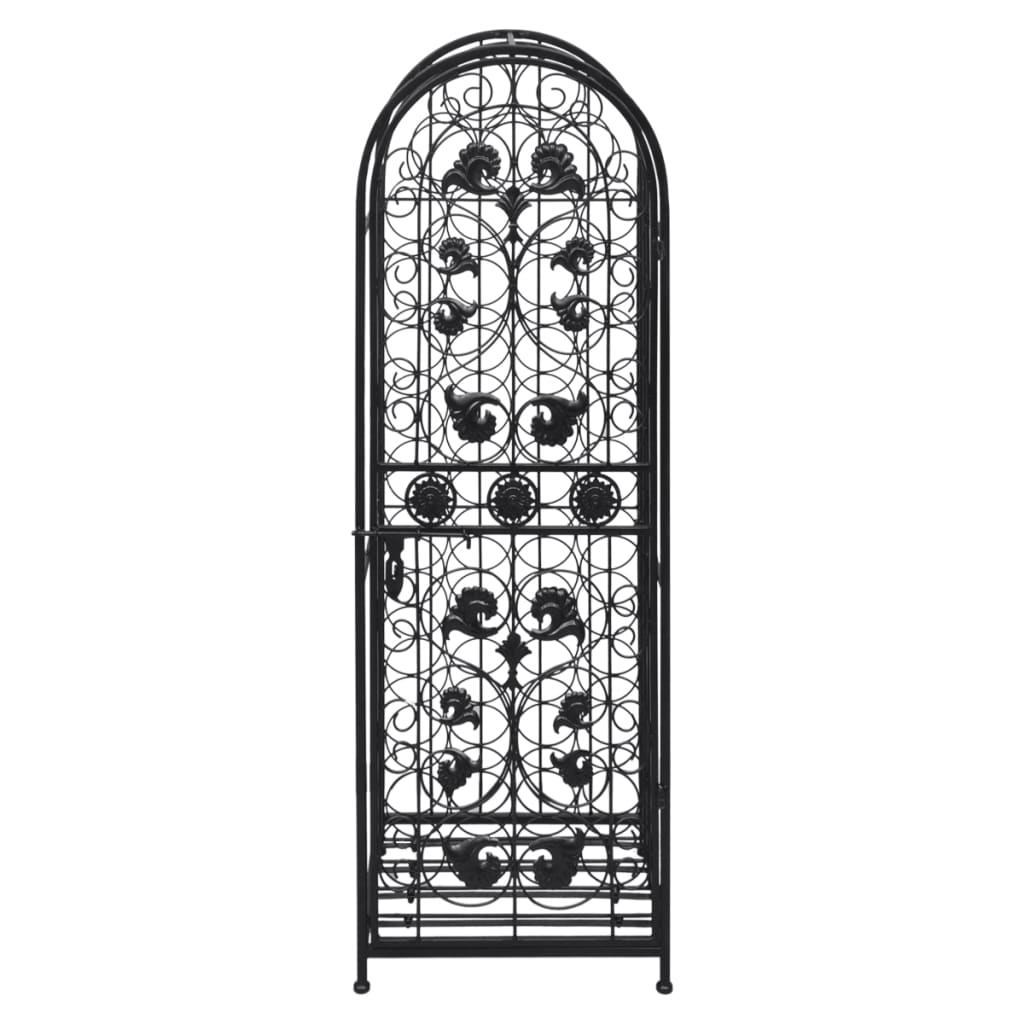 Suport sticle de vin pentru 45 de sticle, metal