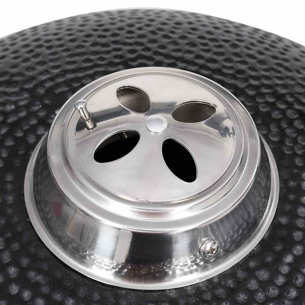 Kamado Grătar cu afumătoare din ceramică 33 cm