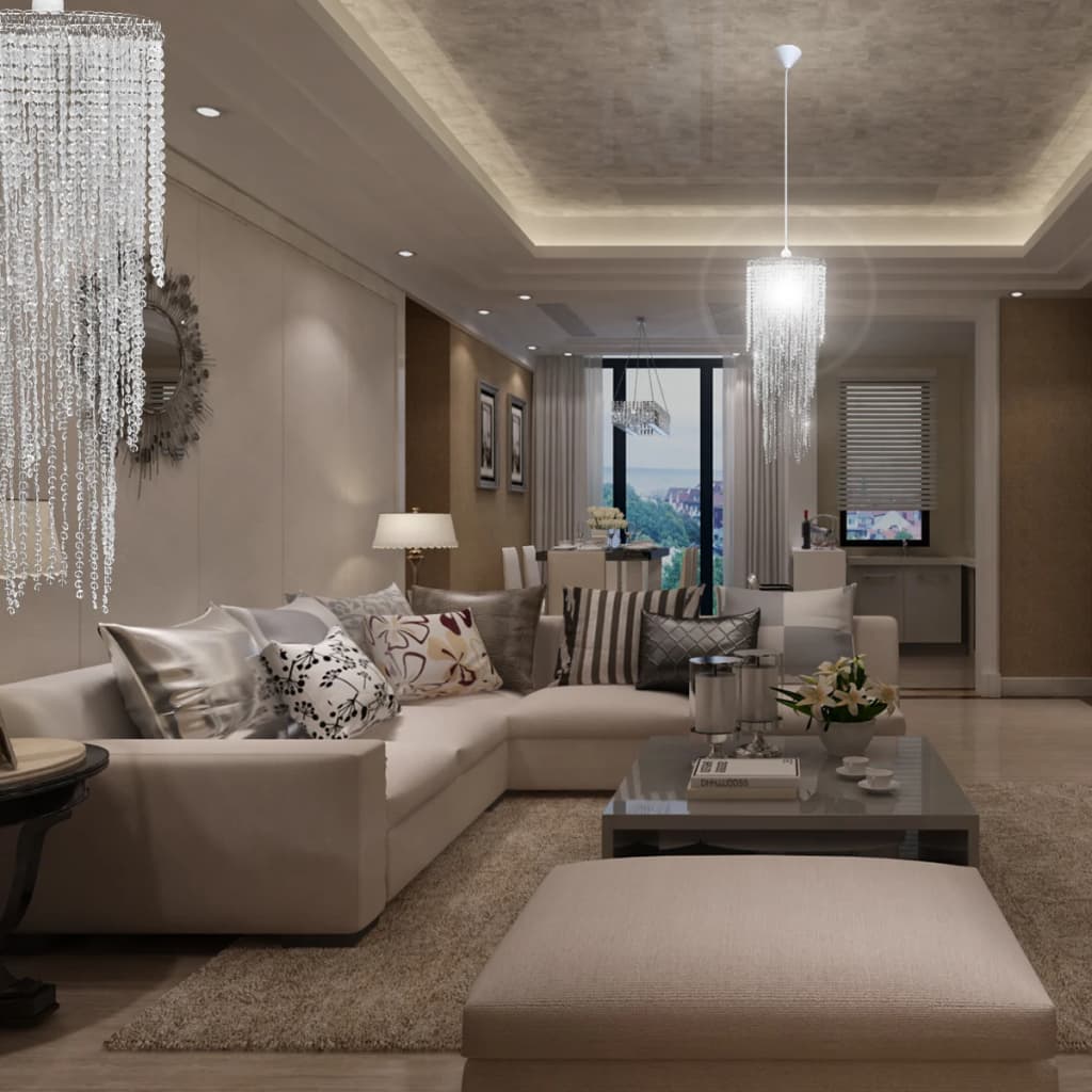 Candelabru cu pandantiv, 26 x 70 cm