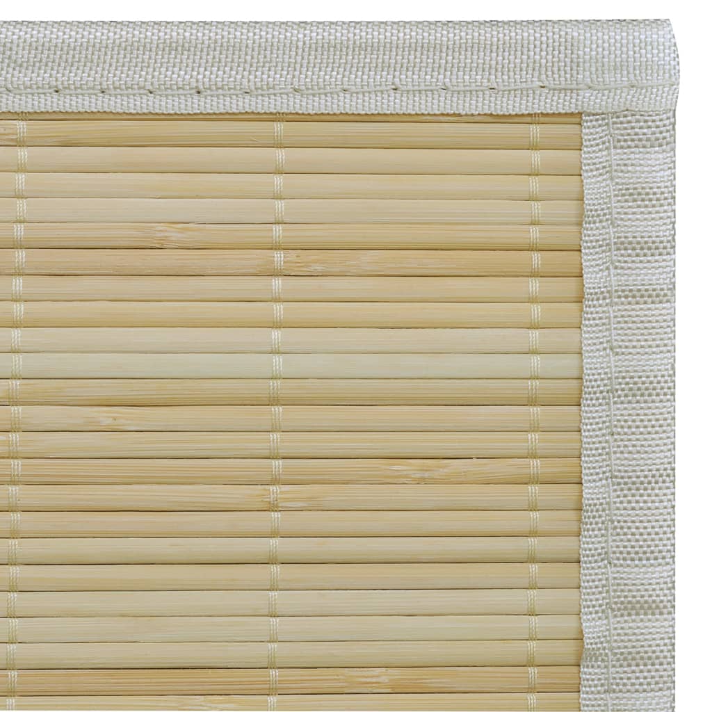 Covor dreptunghiular din bambus natural 80 x 300 cm - Vendito