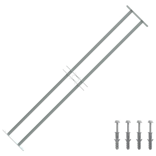 Grilaj de siguranță pentru ferestre cu 2 bare transversale 1000-1500mm