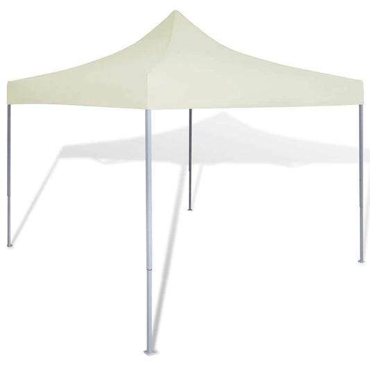 41463 vidaXL Cream Foldable Tent 3 x 3 m