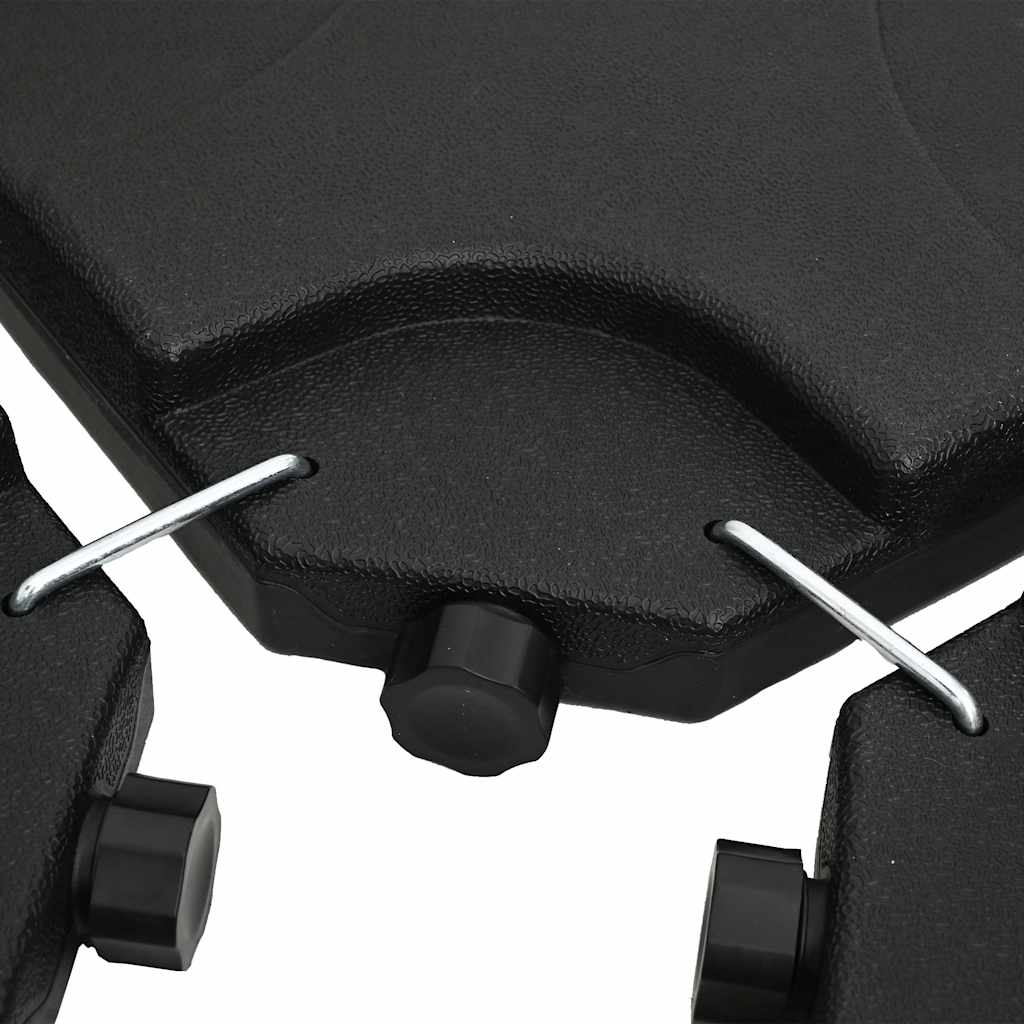 Bază de umbrelă portabilă umplută cu nisip / apă, 60L