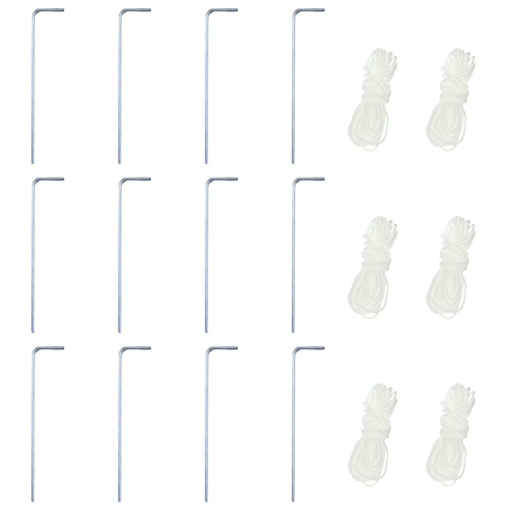 Marchiză pliabilă hexagonală, gri, 3,6 x 3,1 m