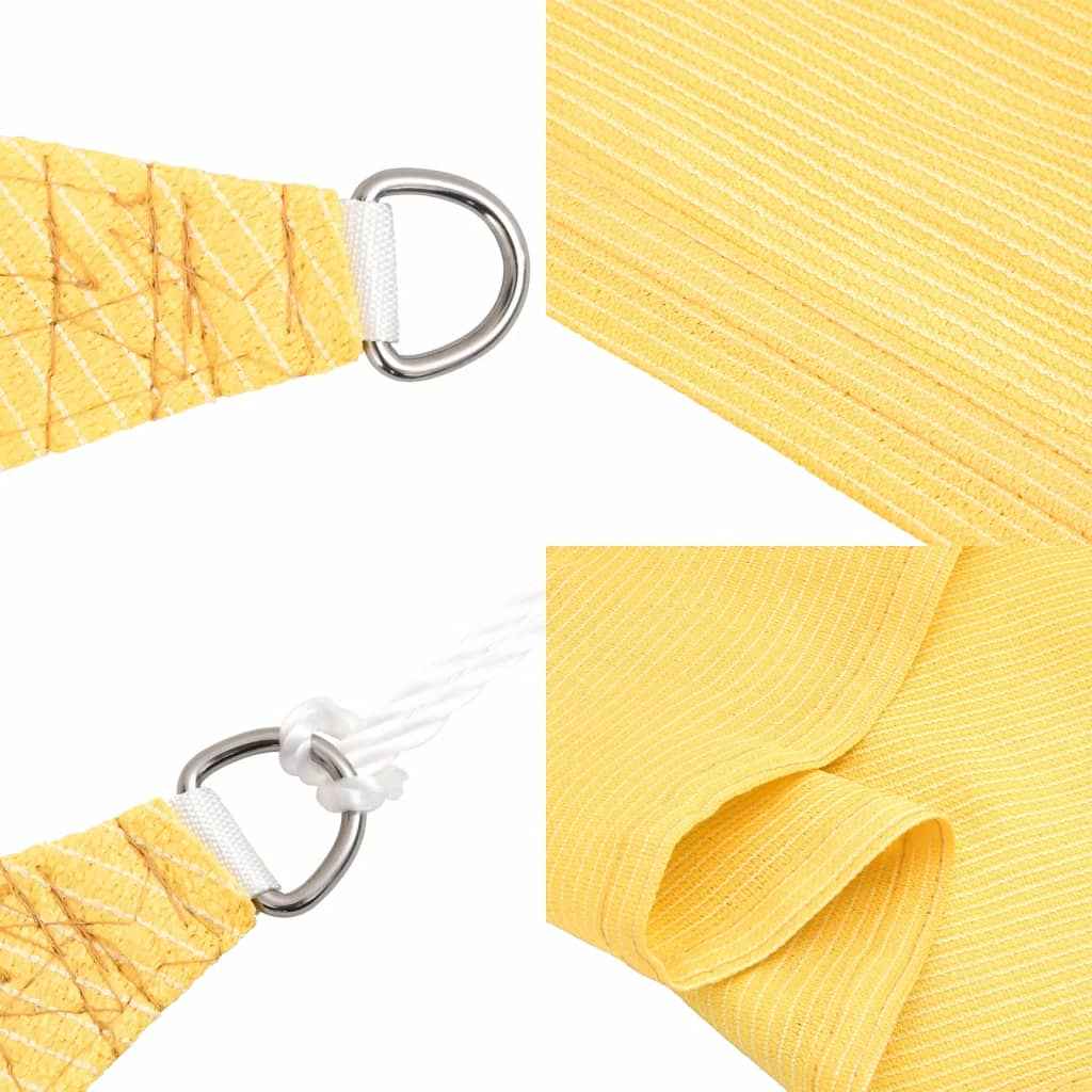 Parasolar dreptunghiular din HDPE 4x6 m, Bej