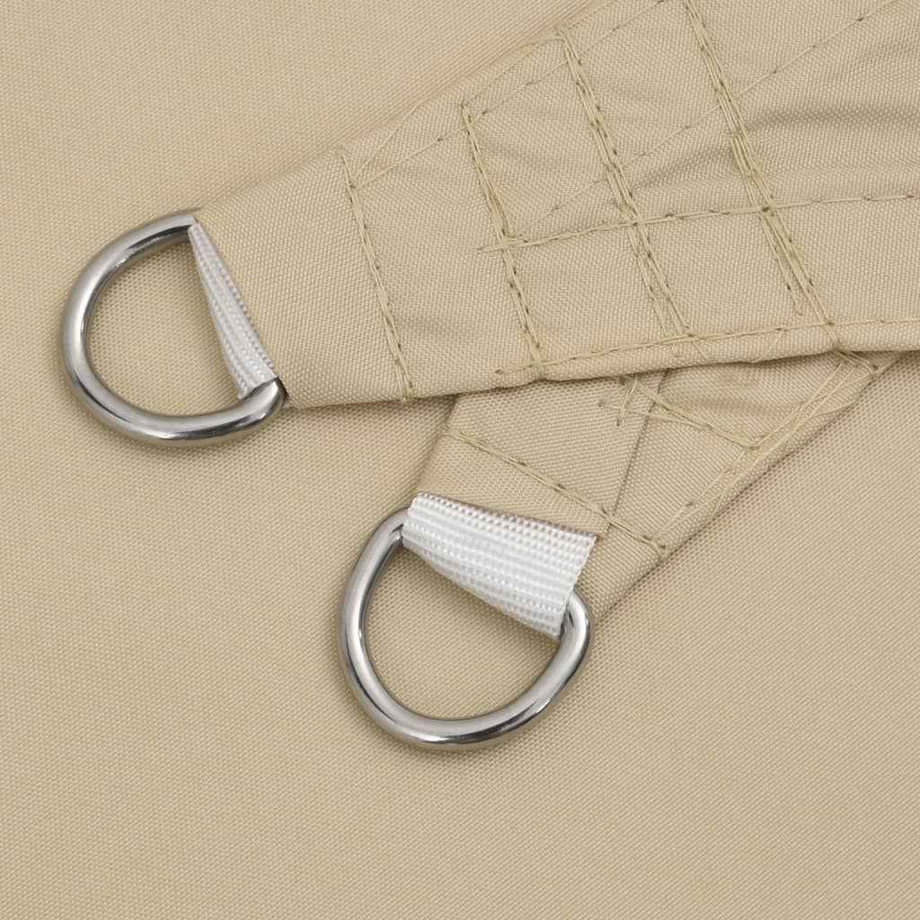 Parasolar din țesătură oxford, dreptunghiular, 2 x 4 m, bej