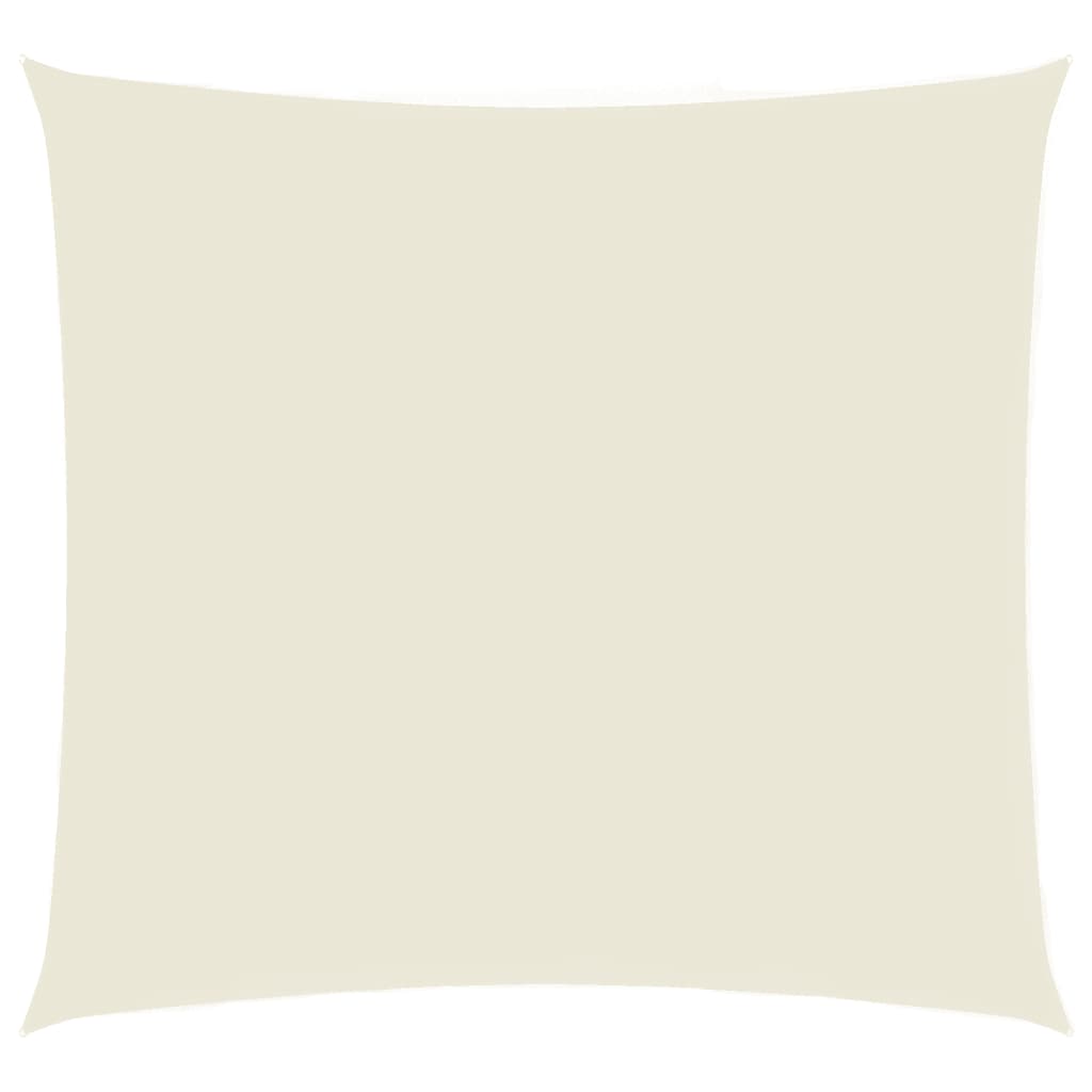 Parasolar din țesătură oxford, pătrat, 3,6 x 3,6 m, crem
