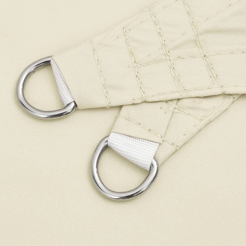 Parasolar din țesătură oxford, dreptunghiular, 4 x 6 m, crem