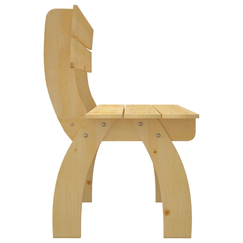 Bancă de grădină, 150 cm, lemn de pin tratat