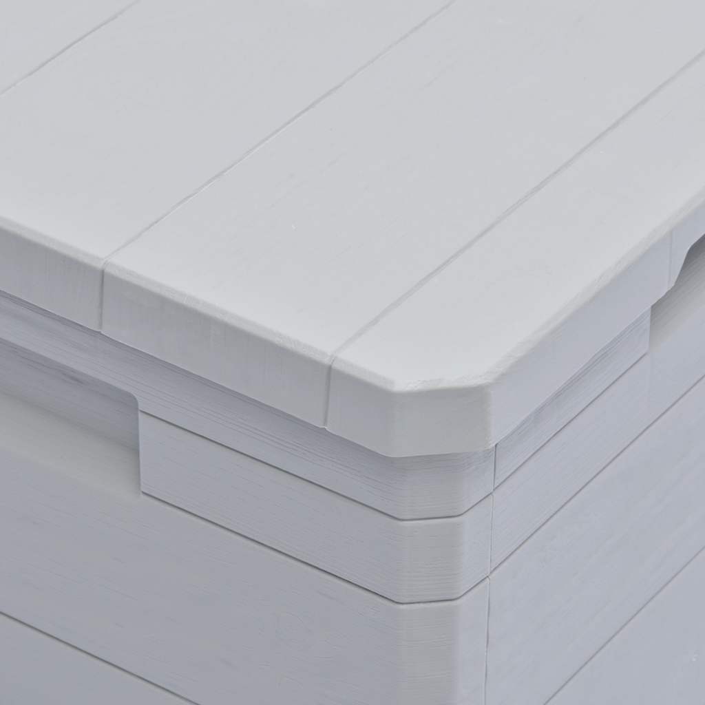 Ladă de depozitare pentru grădină, 90 L, gri deschis