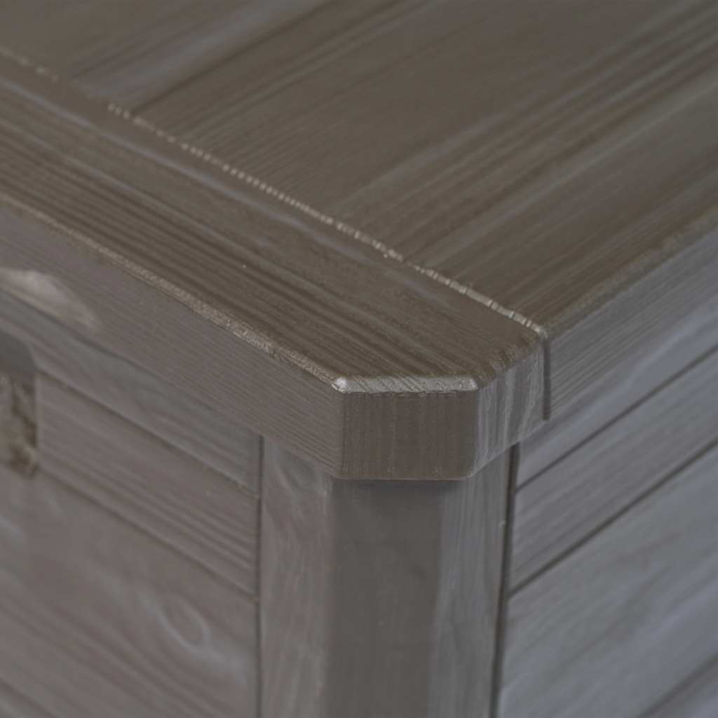 Ladă de depozitare pentru grădină, maro, 280 L