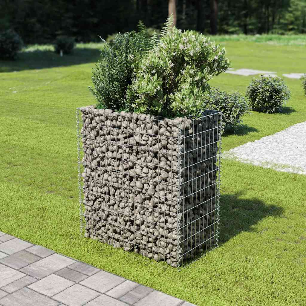 Strat înălțat gabion, 90x50x100 cm, oțel galvanizat
