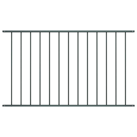 Panou de gard din oțel vopsit în câmp electrostatic 1,63x1 m antracit