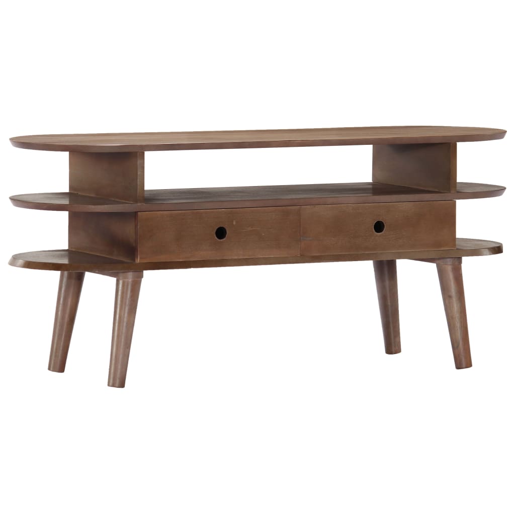 Comodă TV, 110x35x50 cm, lemn masiv de acacia