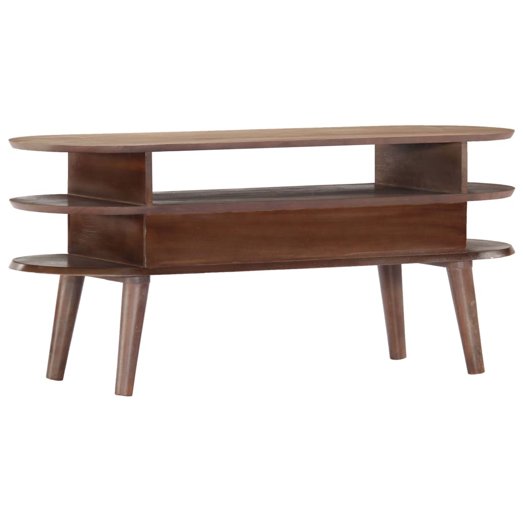 Comodă TV, 110x35x50 cm, lemn masiv de acacia