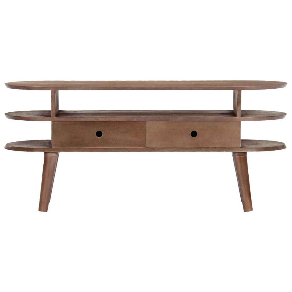 Comodă TV, 110x35x50 cm, lemn masiv de acacia