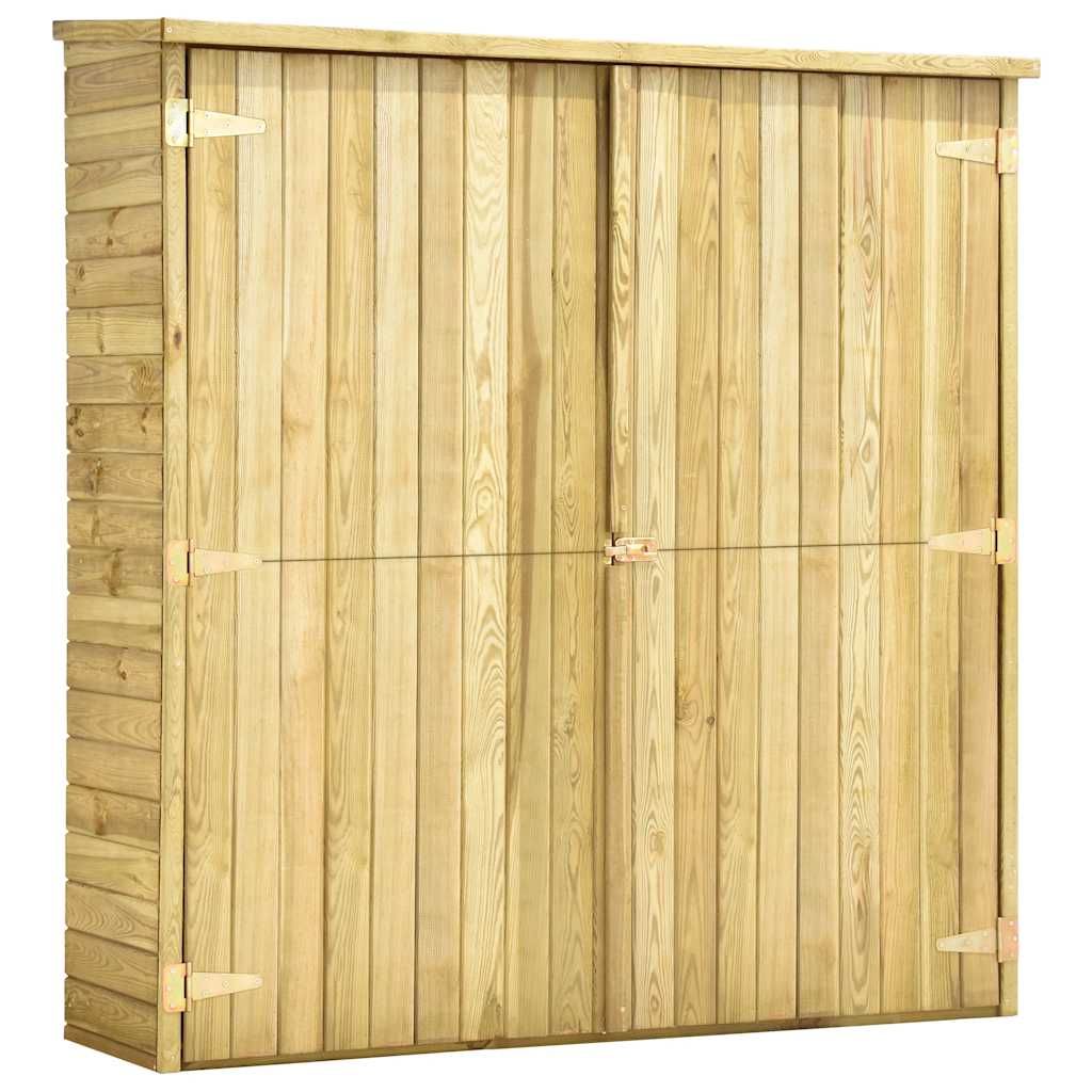 Magazie unelte de grădină, 163x50x171 cm, lemn pin tratat