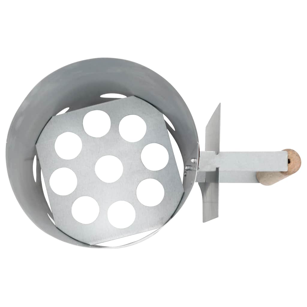 Demaror șemineu și grătar cu cărbune, oțel galvanizat