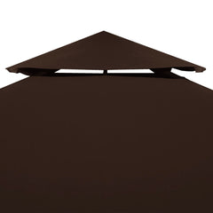 Acoperiș de pavilion, 2 niveluri, maro, 4x3 m, 310 g/m²