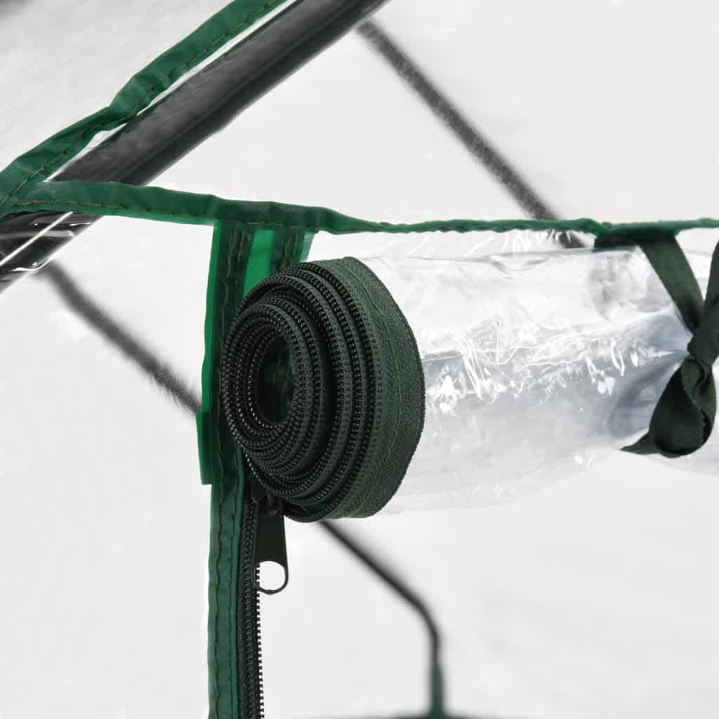 Seră cu 8 rafturi, 143 x 143 x 195 cm