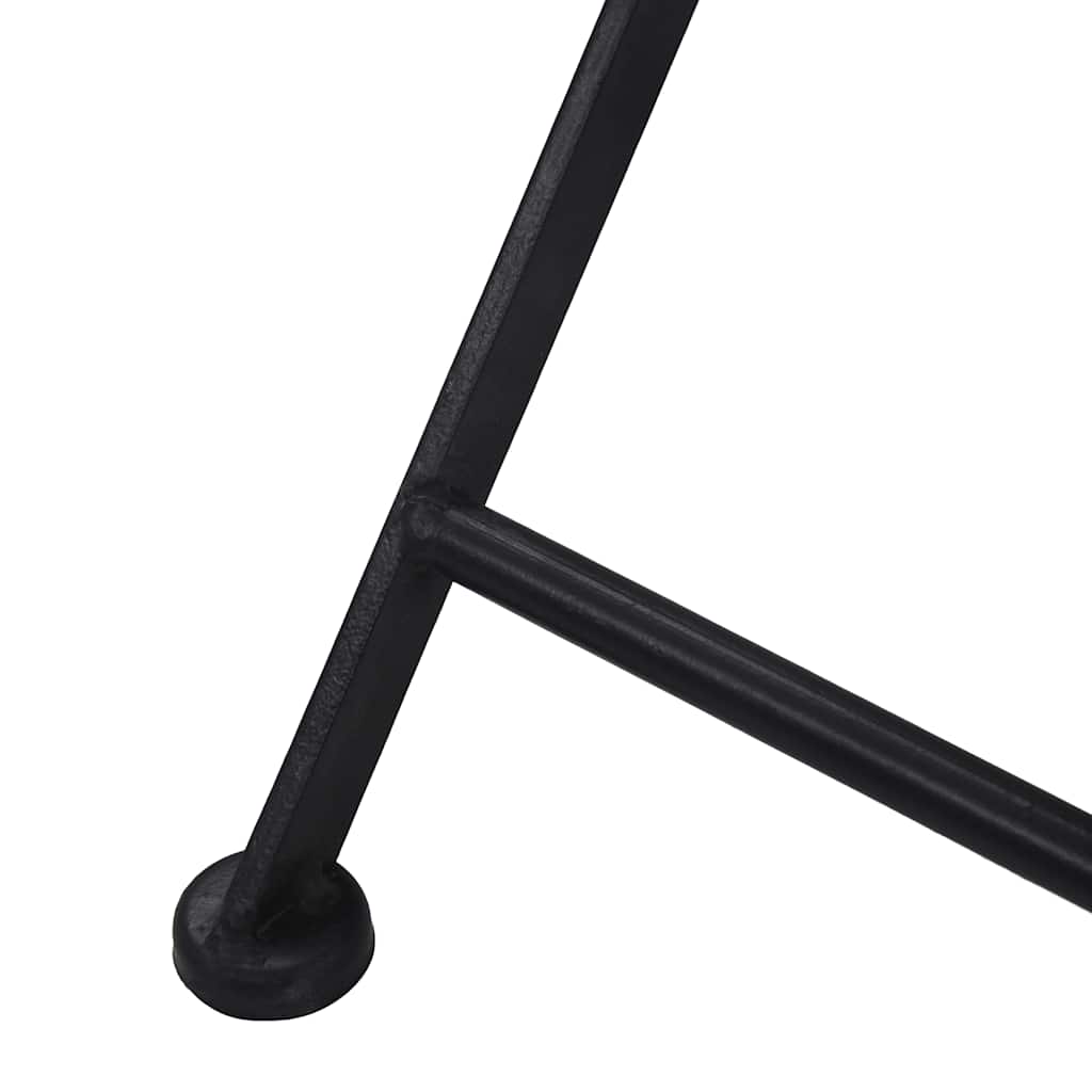 Scaune bistro cu mozaic, 2 buc., maro, ceramică