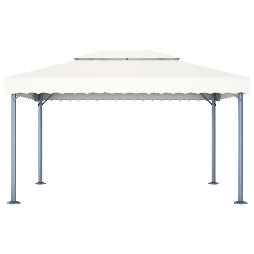 48062 vidaXL Gazebo 400x300 cm Cream Aluminium