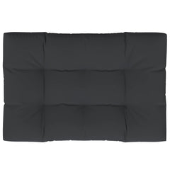 Pernă pentru paleți, negru, 120x80x12 cm, textil