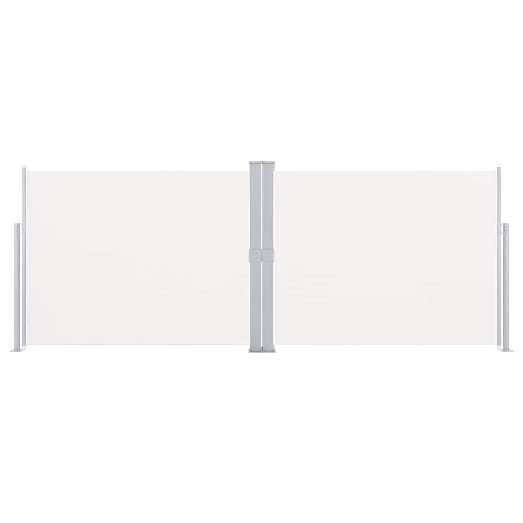 Copertină laterală retractabilă, crem, 140 x 1000 cm