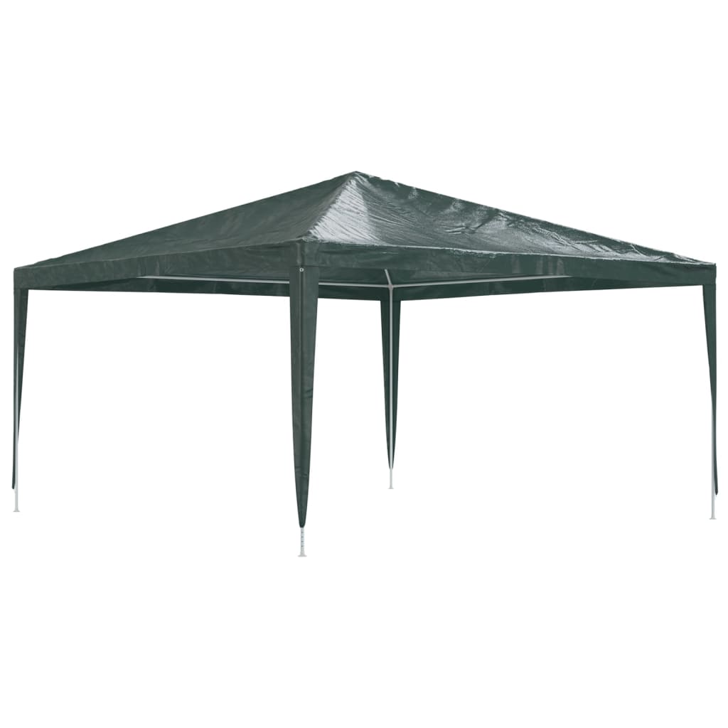 Cort de petrecere profesional, verde, 4 x 4 m, 90 g/m²