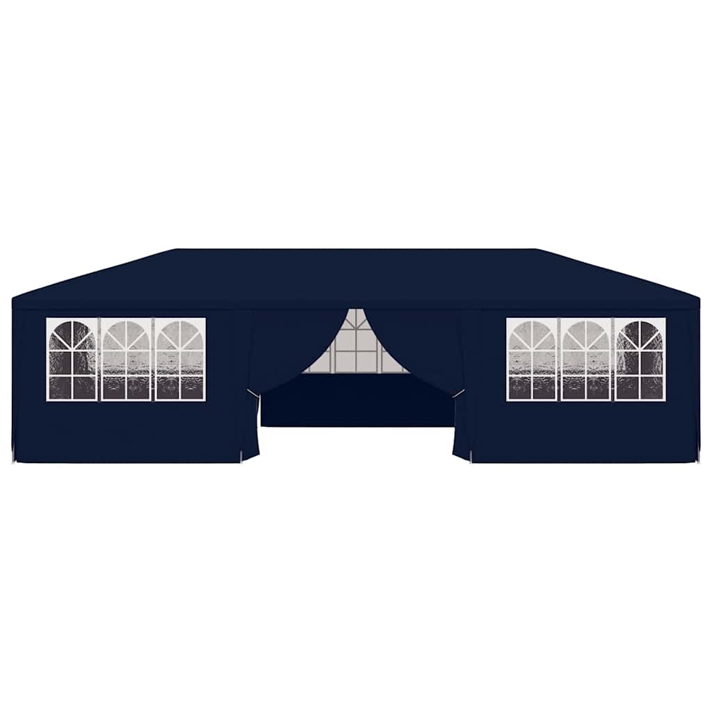 Cort de petrecere profesional cu pereți albastru 4x9 m 90 g/m²