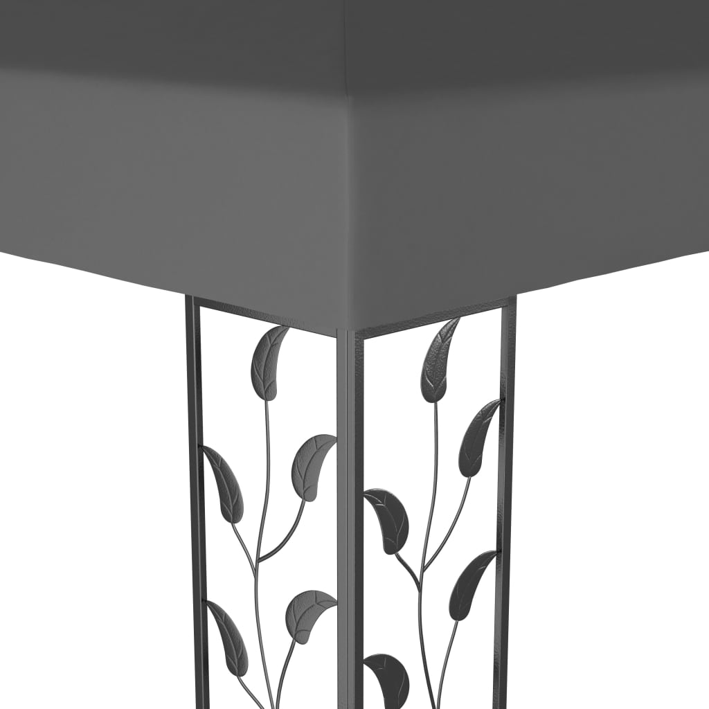 Pavilion, antracit, 3 x 6 m