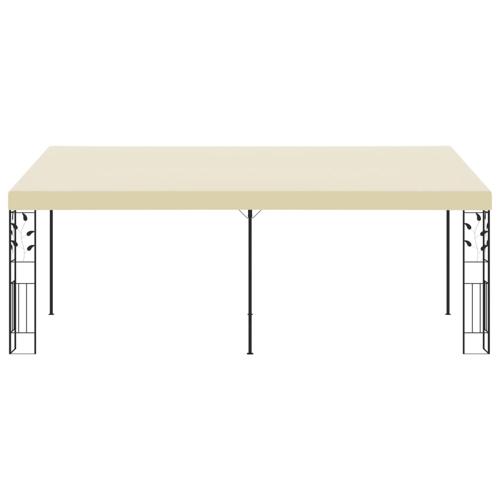 Pavilion de perete, crem, 6 x 3 x 2,5 m