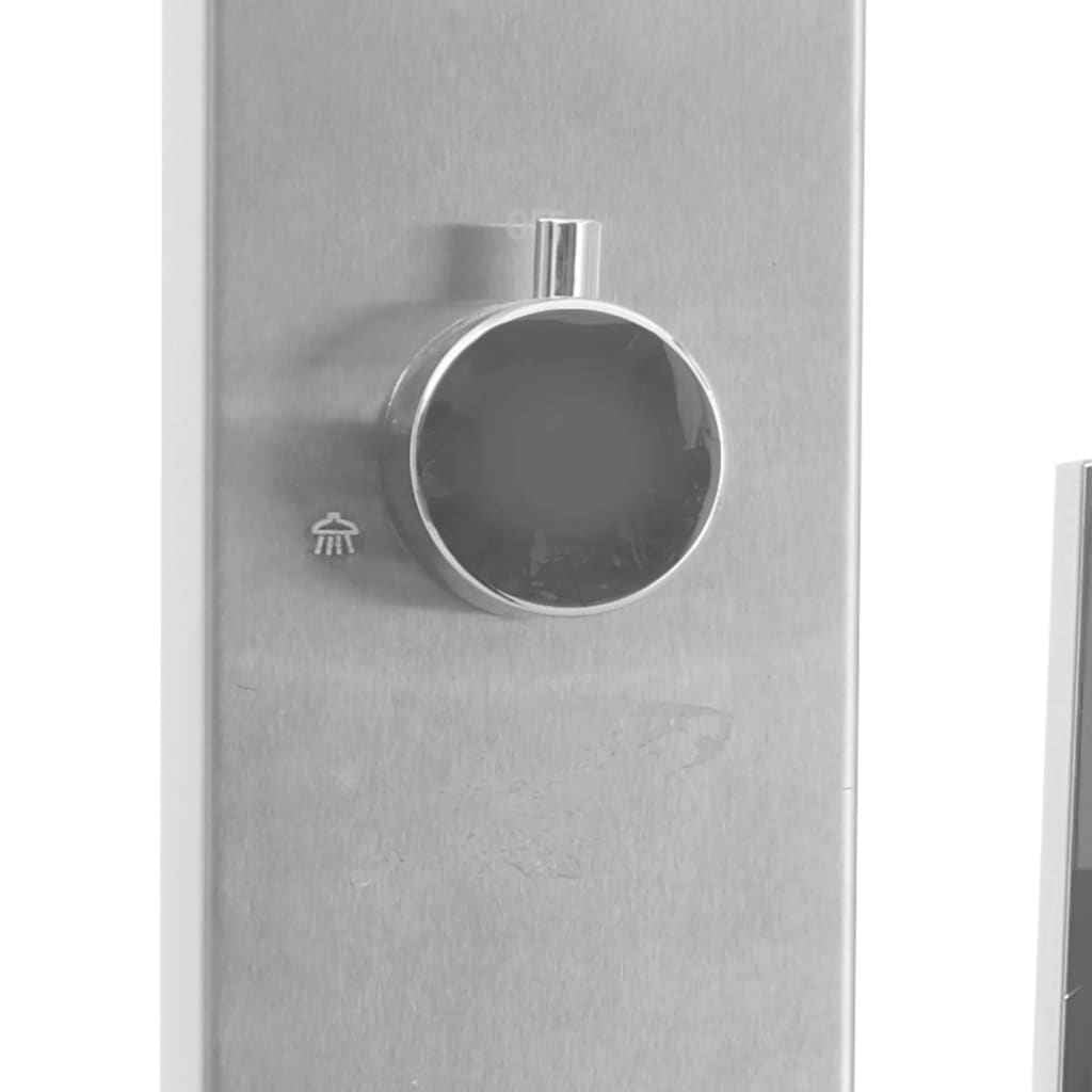 Duș de grădină, oțel inoxidabil, drept