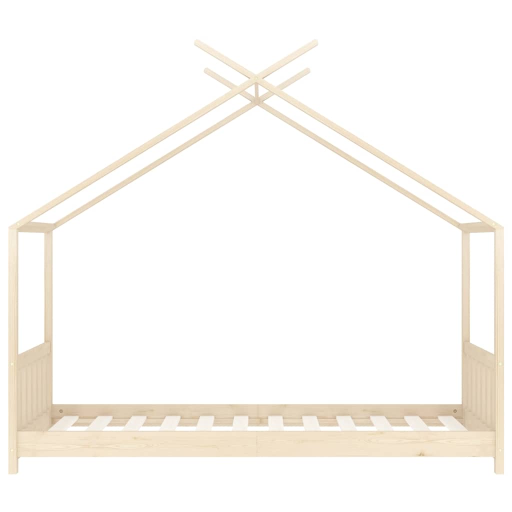 Cadru de pat pentru copii, 80 x 160 cm, lemn masiv de pin