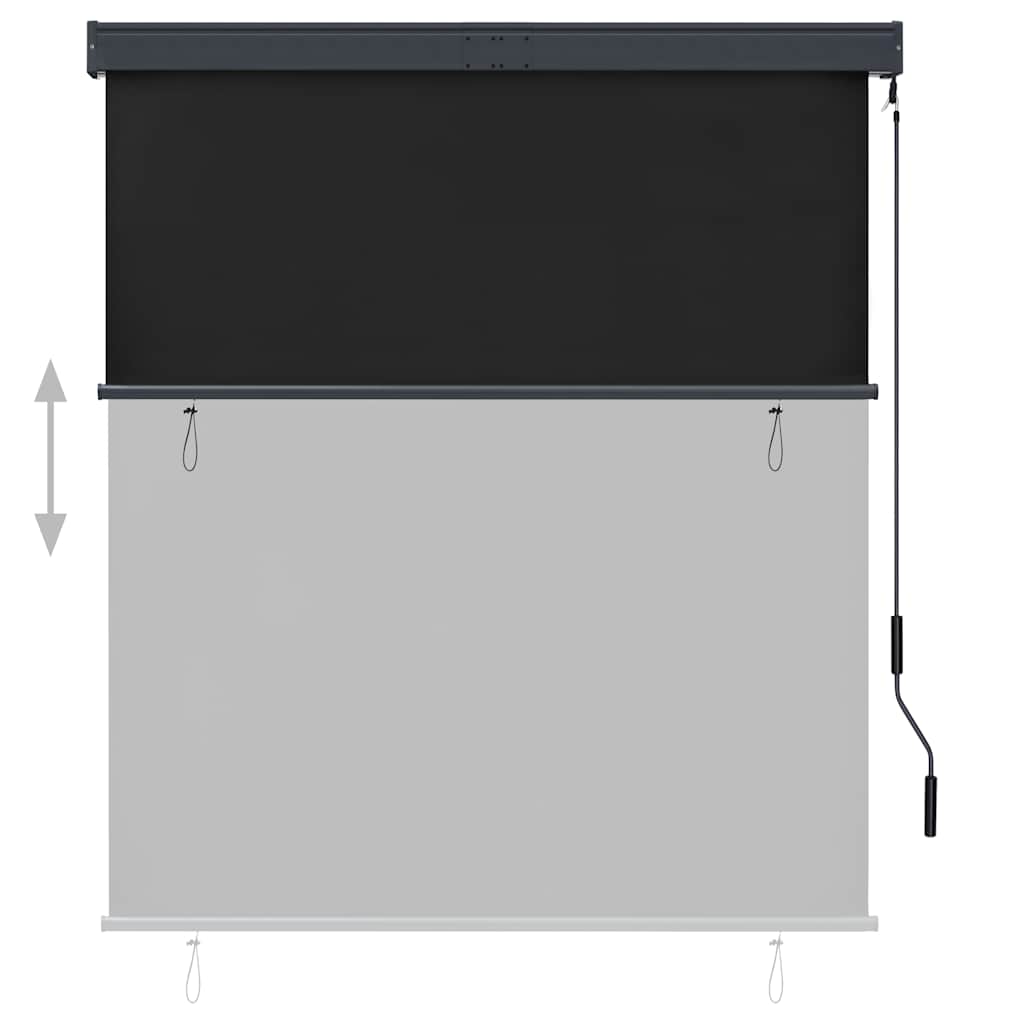 Jaluzea tip rulou de exterior, antracit, 140 x 250 cm