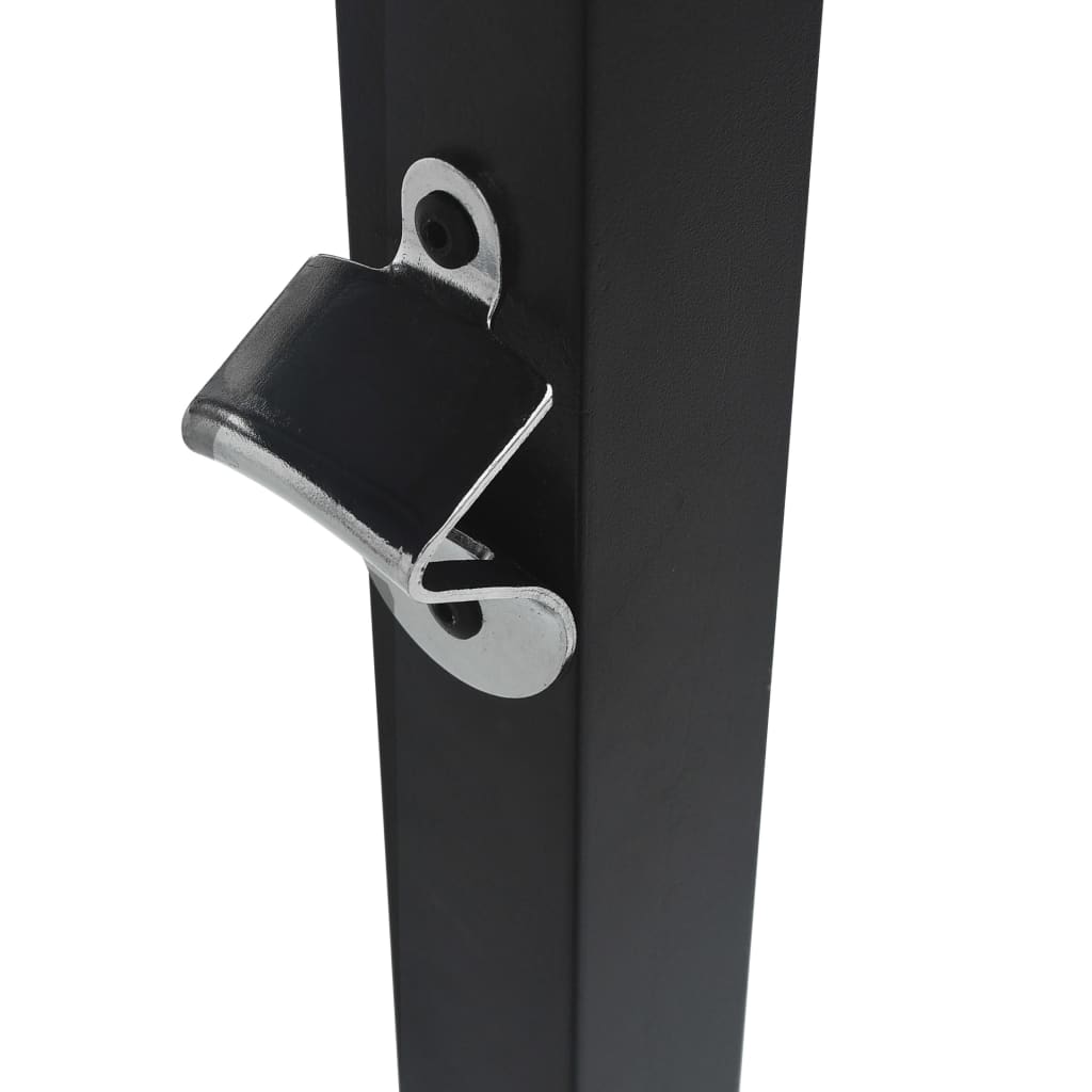 Pavilion de grătar, antracit, 240 x 150 x 255 cm, oțel