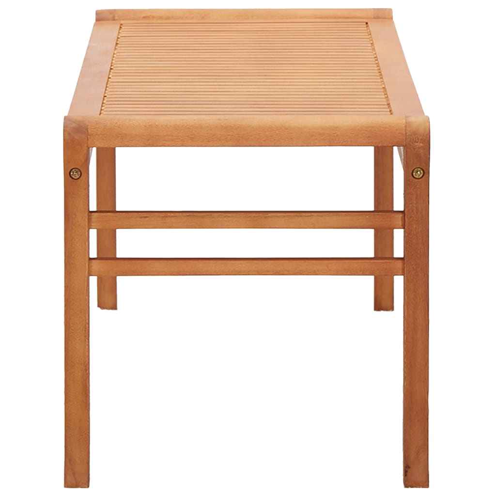 Bancă de grădină cu 2 locuri, 120 cm, lemn masiv de eucalipt