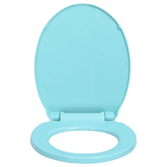 Capac WC cu închidere silențioasă, verde, oval