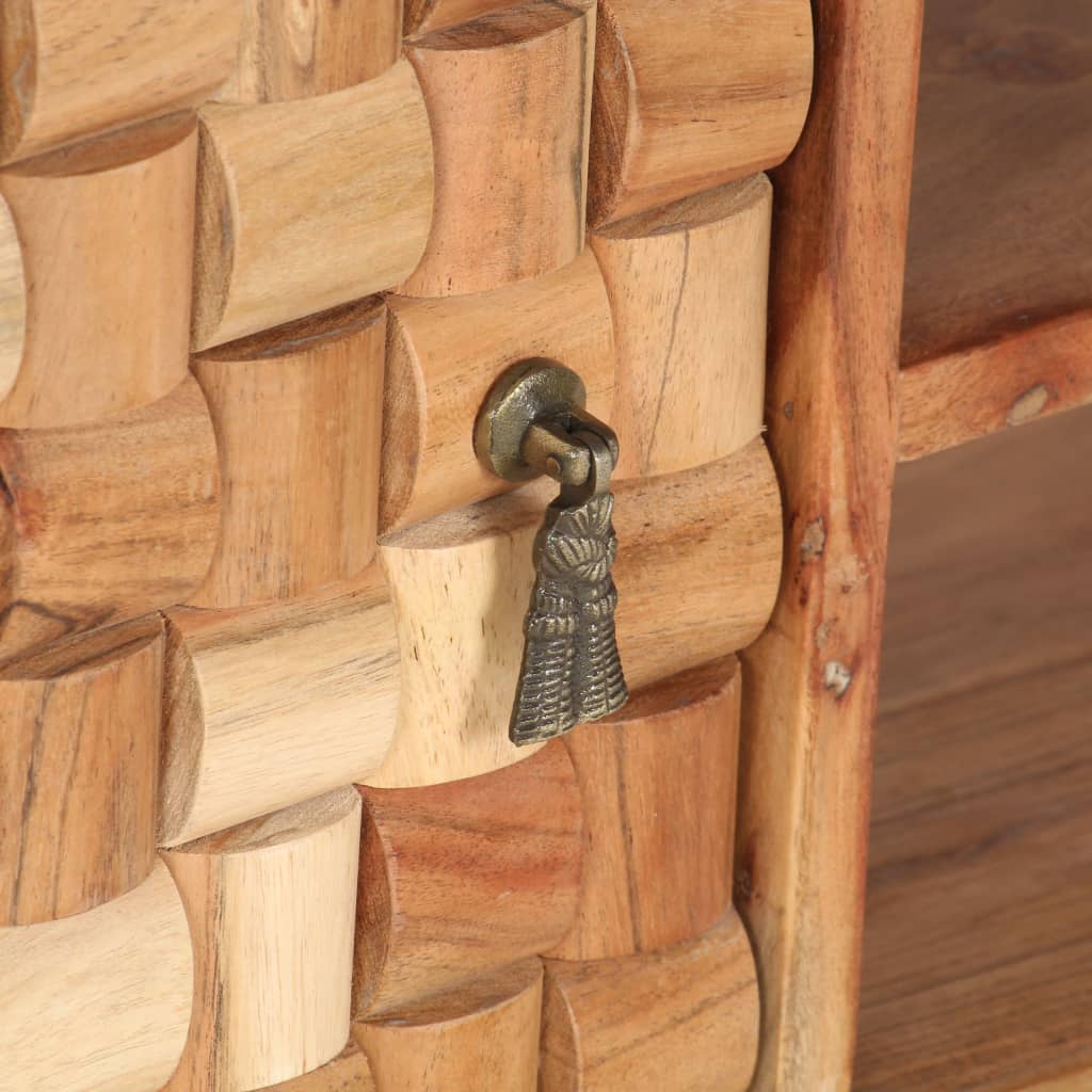 Dulap TV, 100 x 30 x 40 cm, lemn masiv de acacia