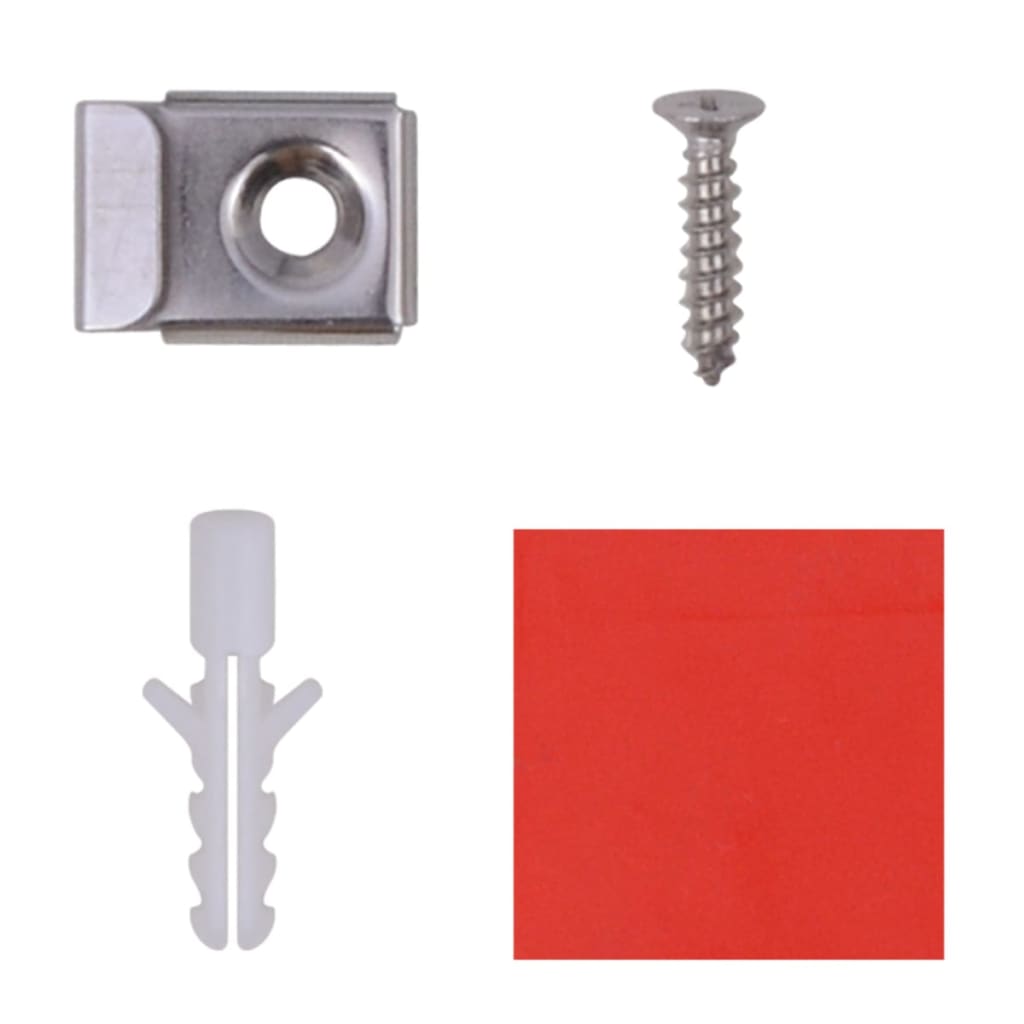 Plăci de oglindă fără ramă, 16 buc., 20,5 cm, sticlă