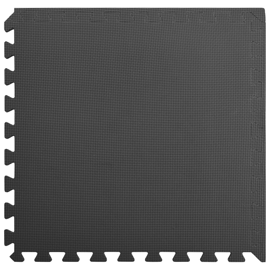 Saltele de exerciții, 6 buc., negru, 2,16 ㎡, spumă EVA