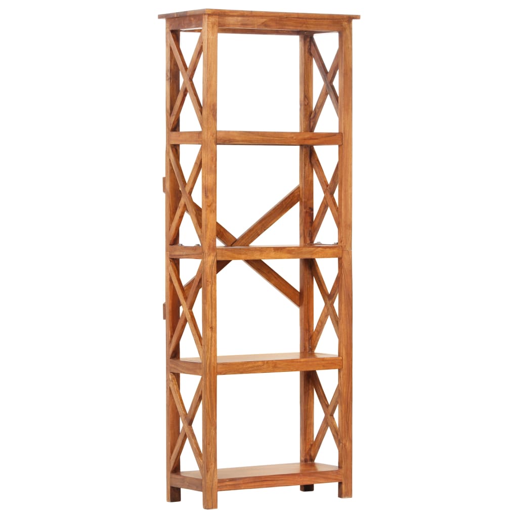 Bibliotecă, 60x30x160 cm lemn masiv acaciacu finisaj tip miere