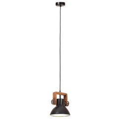 Lampă suspendată industrială, negru, 19 cm, 25 W, E27, rotund