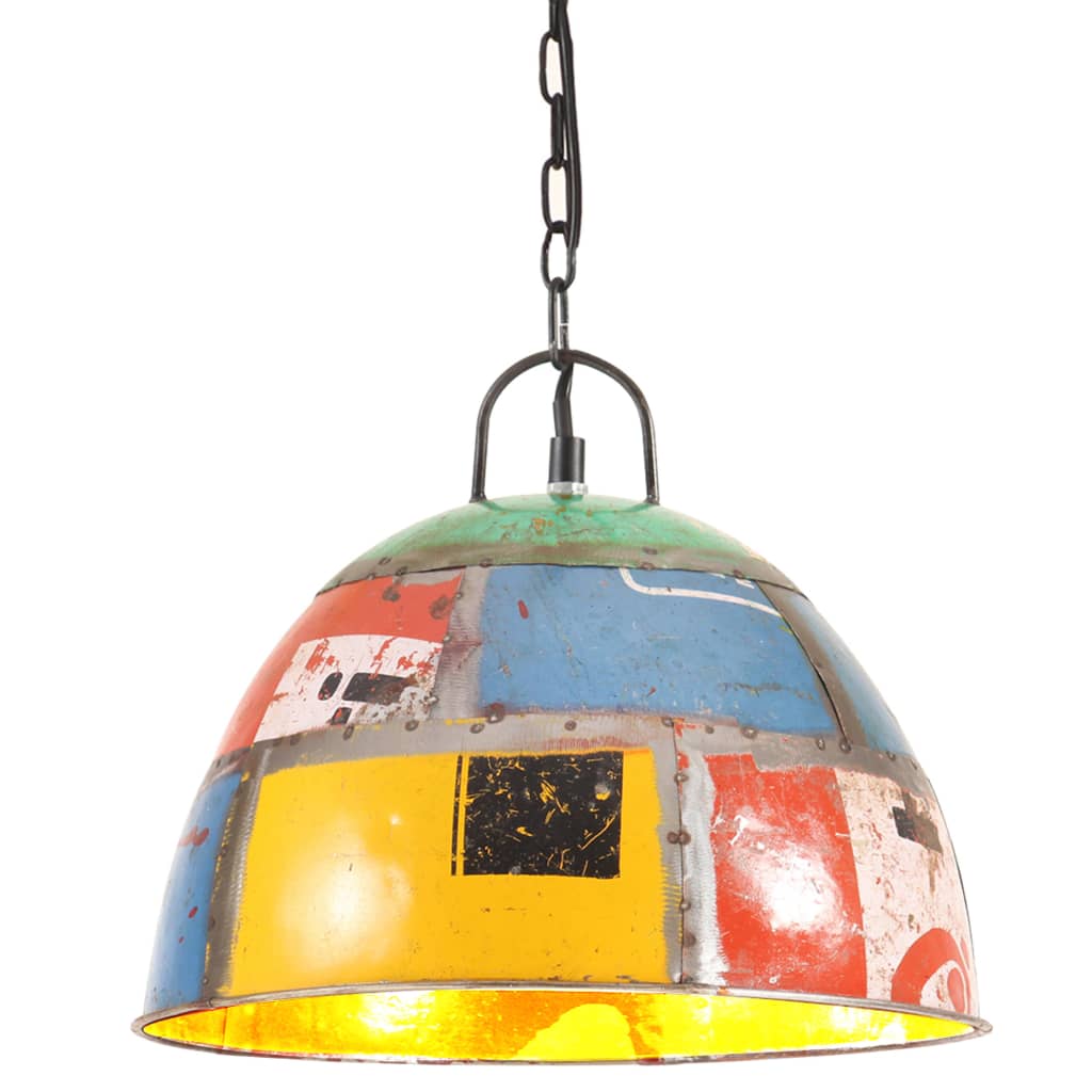 Lustră industrială vintage, 25 W, multicolor, rotund, 31 cm E27